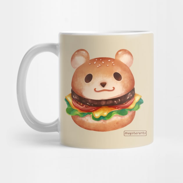 Mr. Burger Bear by magsterarts